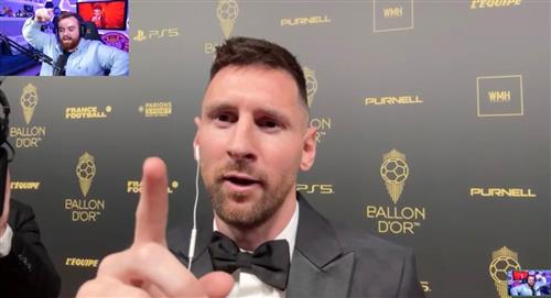 Lionel Messi 'cuadró' a Ibai Llanos tras ganar el Balón de Oro