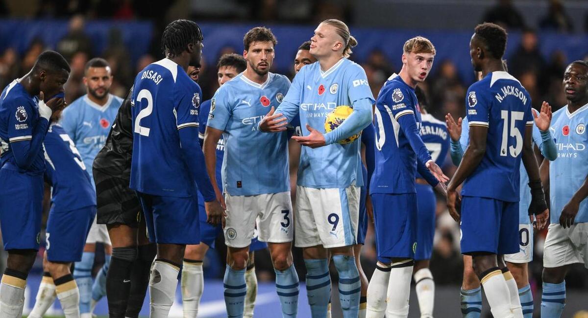 Chelsea y City igualaron 4-4 en Stamford Bridge. Foto: EFE