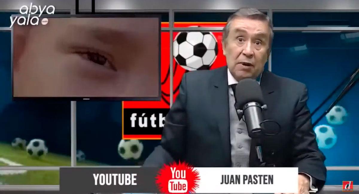 Periodista boliviano criticó duramente a Perú. Foto: Youtube Juan Pastén