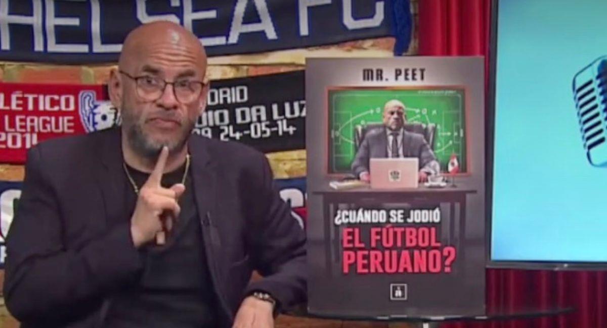 Mr. Peet criticó a futbolista de la Selección Peruana. Foto: Captura