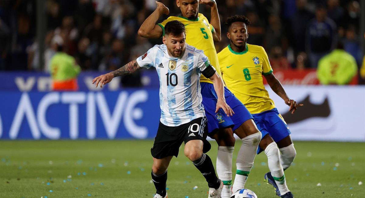Brasil vs Argentina por Eliminatorias 2026. Foto: EFE