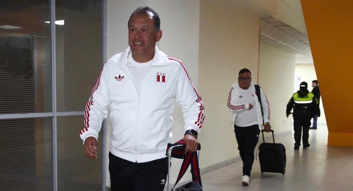 Juan Reynoso, entrenador de la Selección Peruana. Foto: FPF