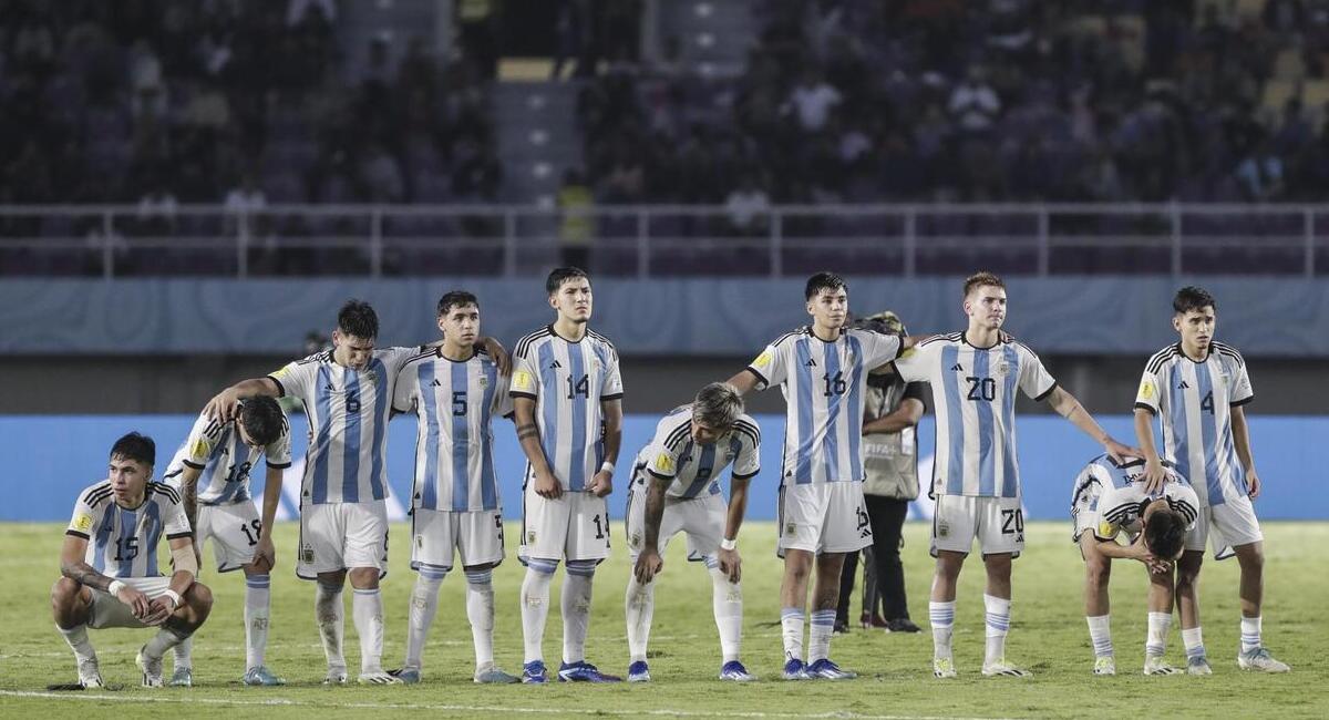 Argentina cayó en semifinales del Mundial Sub 17. Foto: EFE