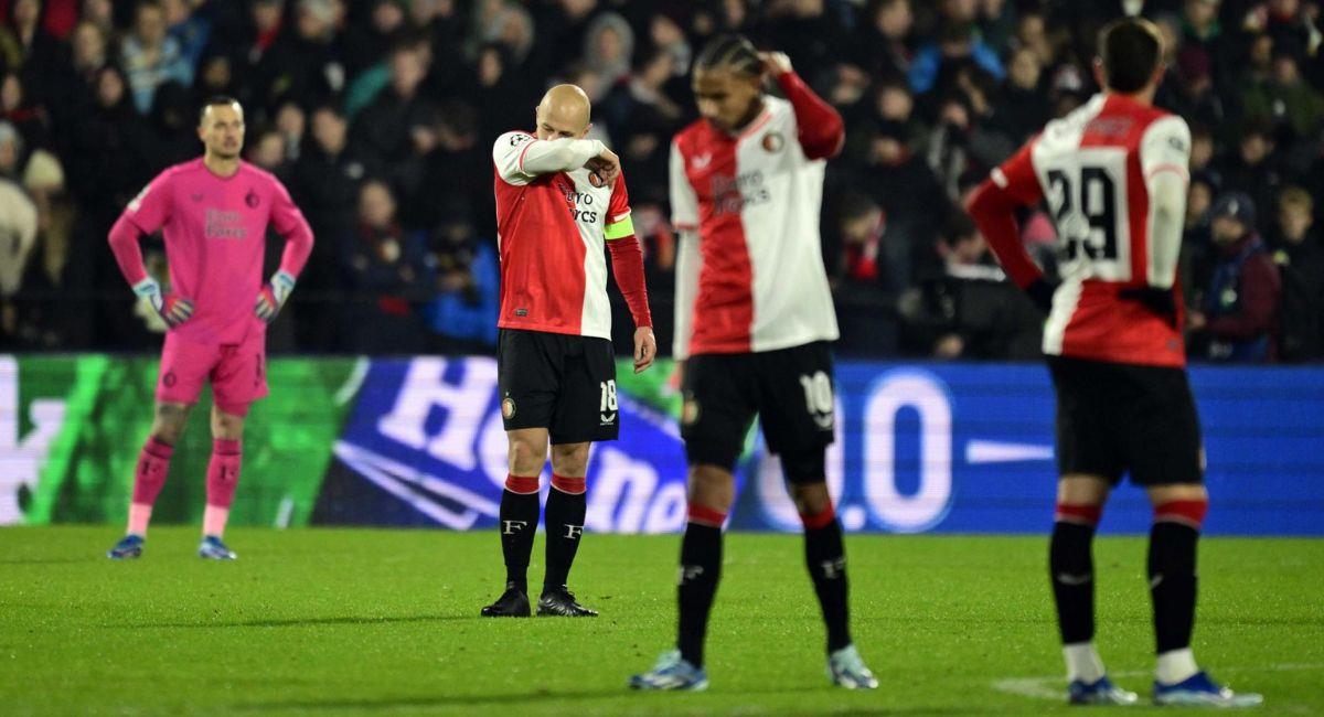 Feyenoord, eliminado de la Champions League. Foto: EFE