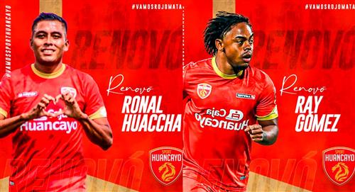 Ronal Huaccha y Ray Gómez seguirán en Huancayo