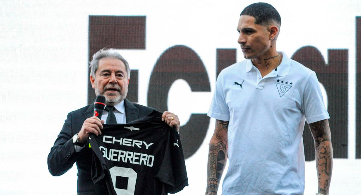 LDU busca renovar con Paolo Guerrero para el 2024. Foto: Liga Deportiva Universitaria