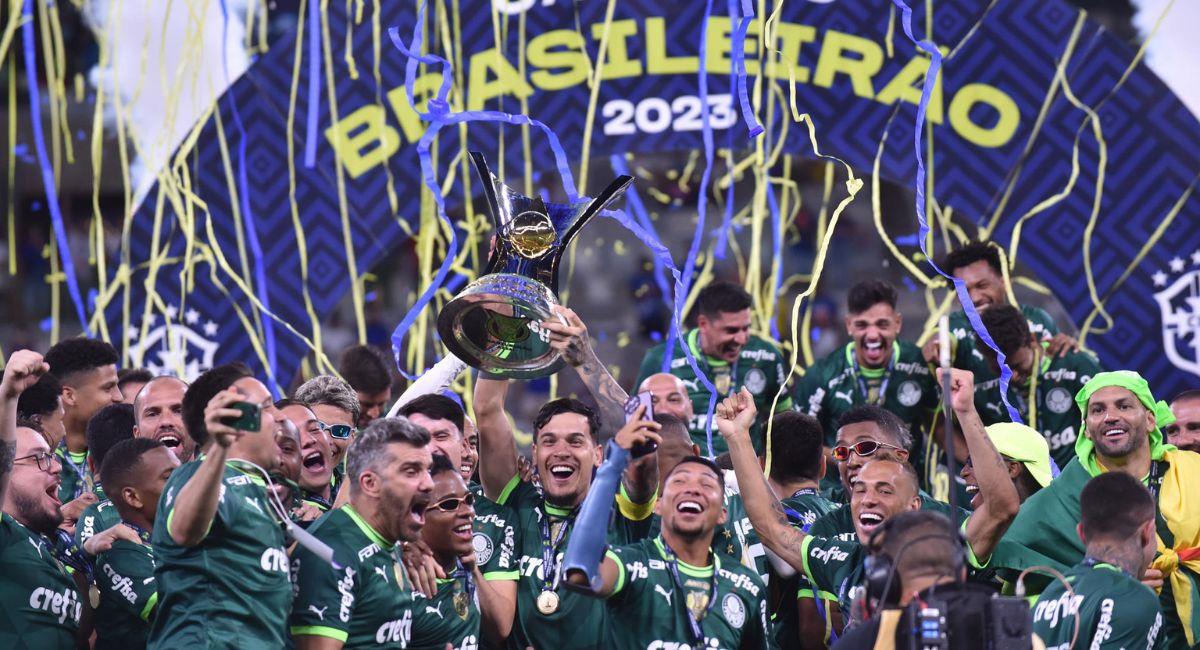 Palmeiras amplía su ventaja como máximo campeón del fútbol brasileño. Foto: EFE