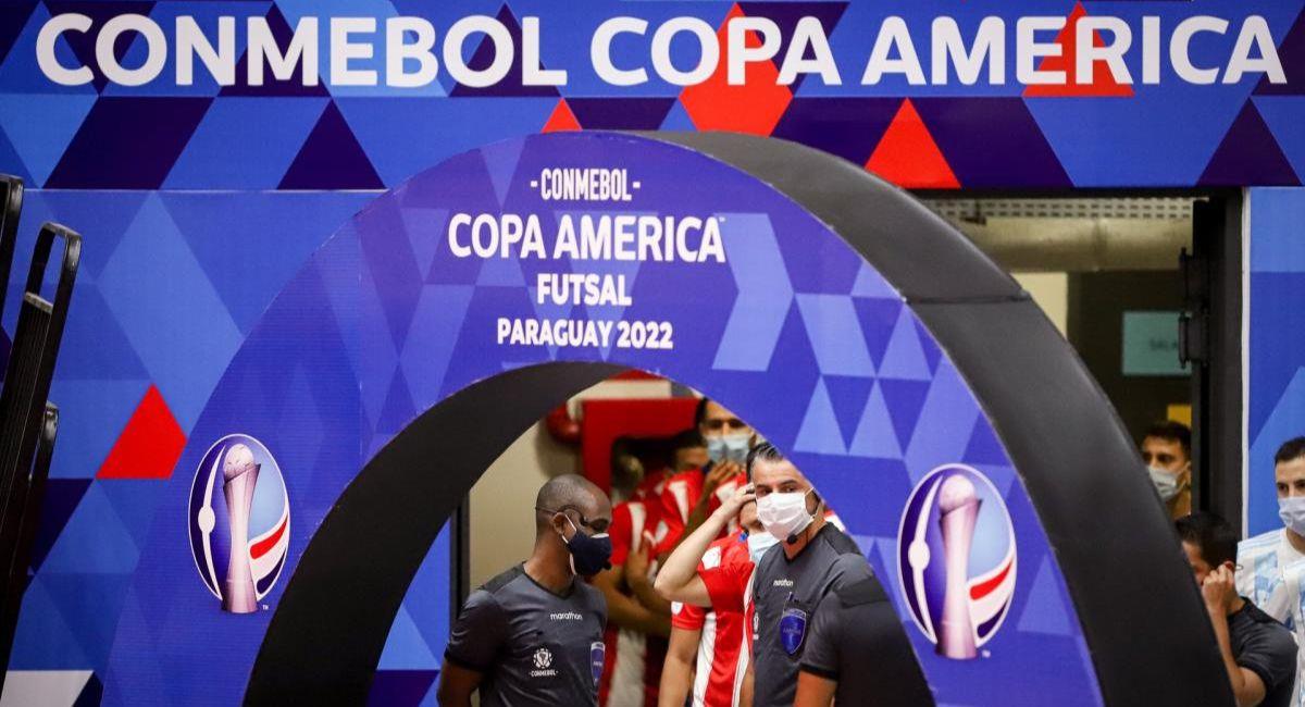 Paraguay se prepara para albergar una nueva edición de la Copa América de Futsal. Foto: EFE