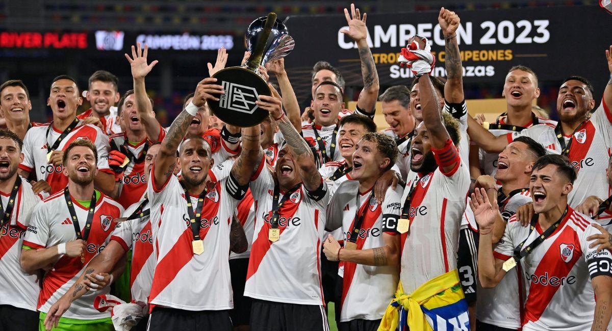 River Plate cerró el 2023 con dos títulos en el año de debut de Martín Demichelis con el ‘Millonario’. Foto: Twitter River Plate