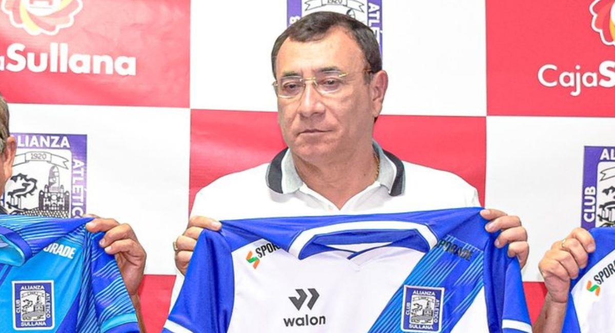 Lander Aleman, presidente de la Liga de Fútbol Profesional. Foto: Twitter Alianza Sullana