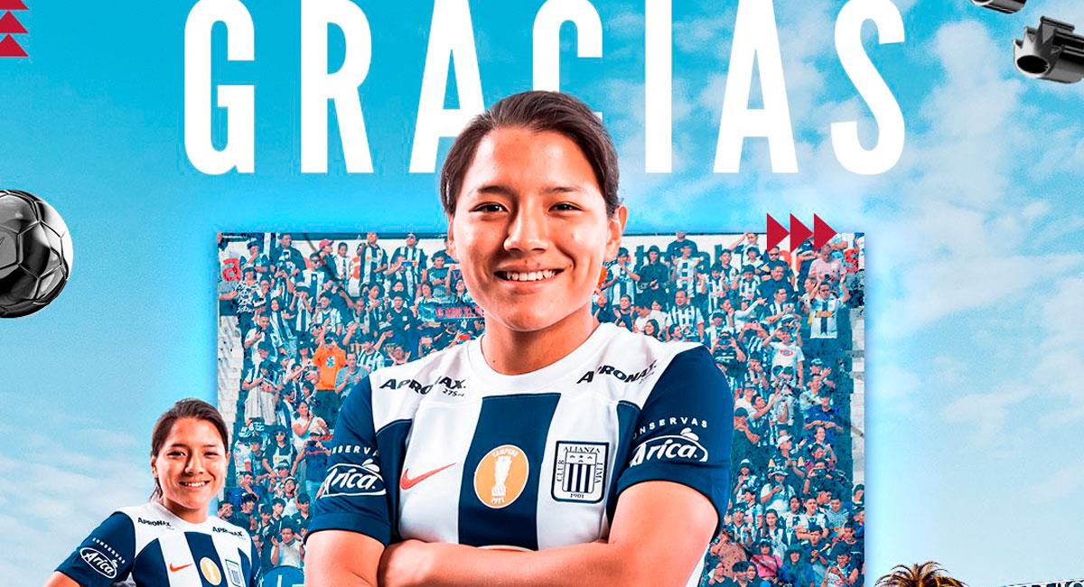 Sandra Arévalo no es más jugadora de Alianza Lima. Foto: Prensa: Club Alianza Lima