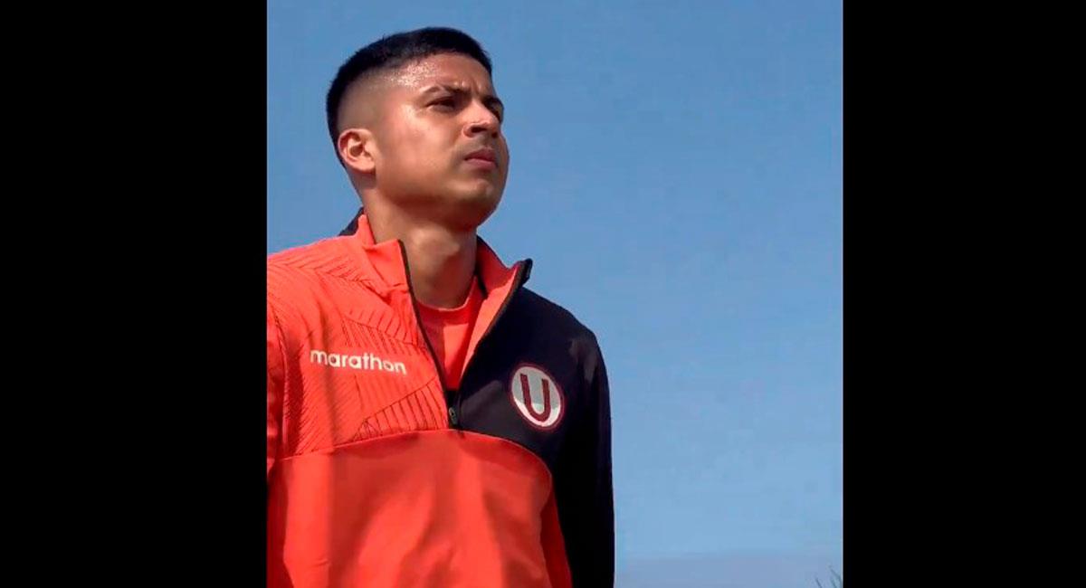Jairo Concha ya entrena con Universitario. Foto: Captura: Video Universitario de Deportes