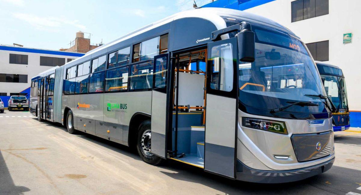 Nuevos buses del Metropolitano. Foto: Andina