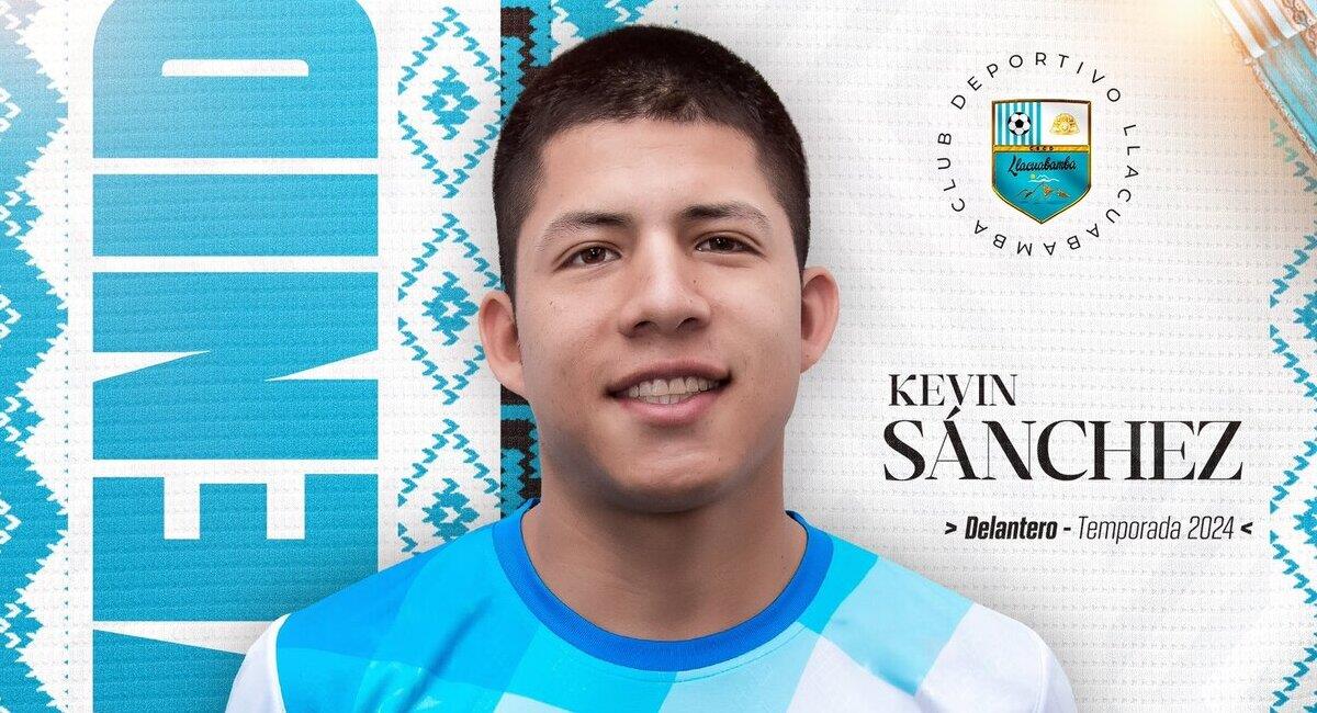 Kevin Sánchez. Foto: @clubllacuabamba