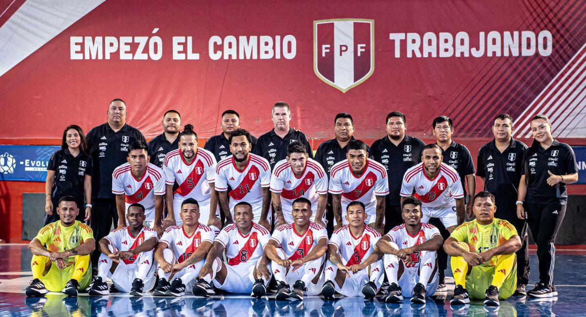 Perú se alista para la Copa América de Futsal. Foto: Twitter @SeleccionPeru