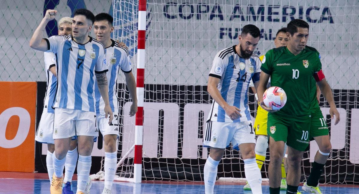 Argentina goleó a Bolivia. Foto: @CopaAmerica