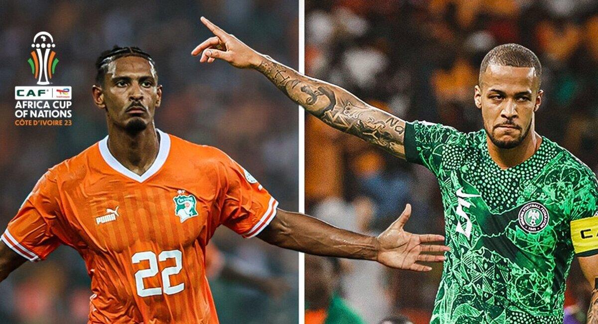 Costa de Marfil vs Nigeria. Foto: @CAF_Online