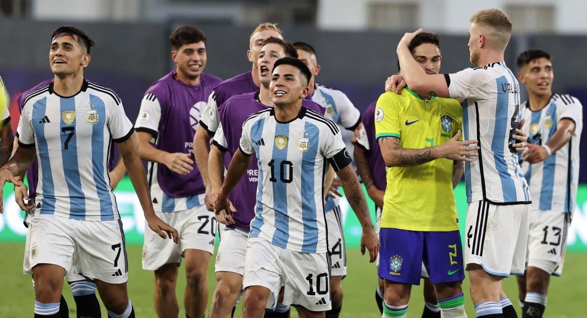 Argentina 1-0 Brasil. Foto: EFE