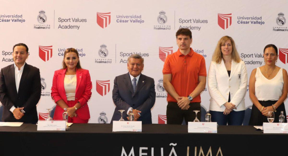 La Universidad César Vallejo llegó a un importante acuerdo con el Real Madrid. Foto: Universidad César Vallejo