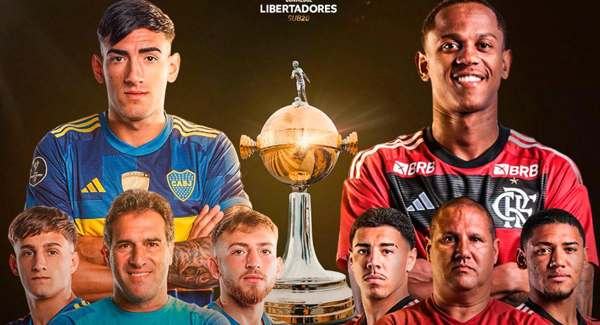 Boca y Flamengo disputarán la final de la Libertadores Sub 20. Foto: Conmebol Libertadores Sub 20