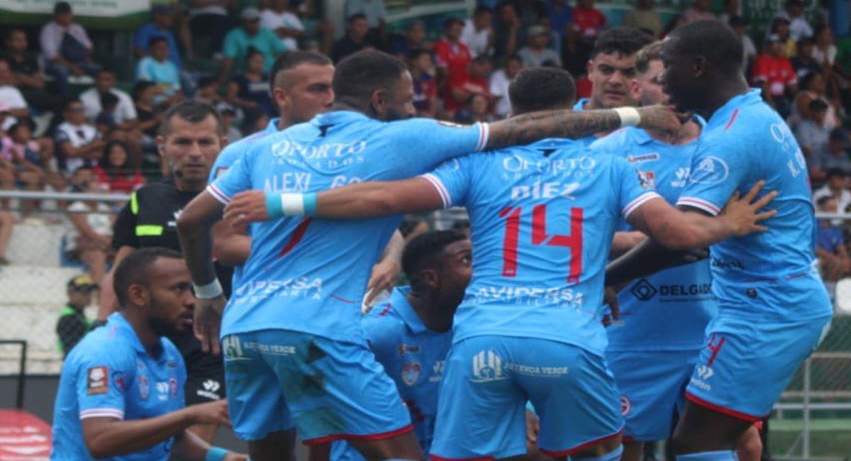 Deportivo Garcilaso celebrando en Tarapoto. Foto: Twitter Liga Profesional