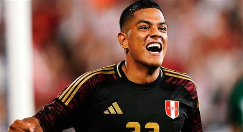 Grimaldo anota el primer gol de Perú en la 'era Fossati'