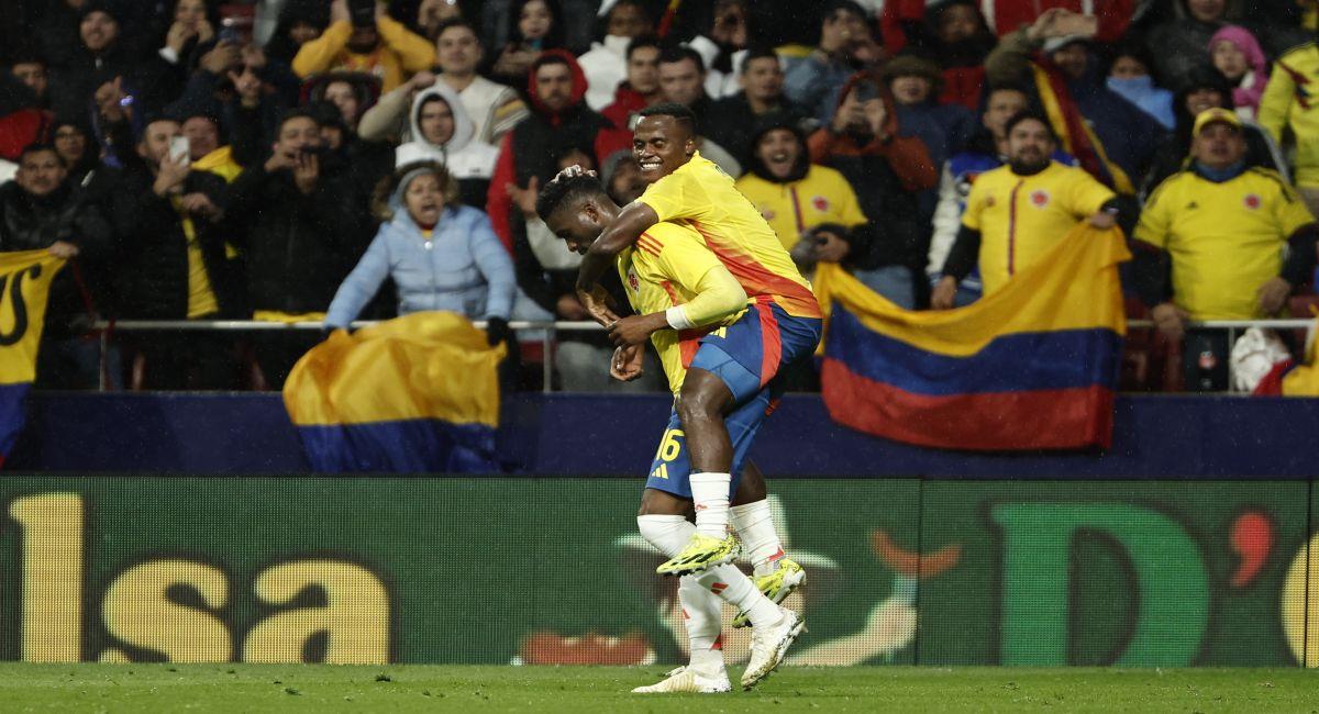 Colombia sigue celebrando. Foto: EFE
