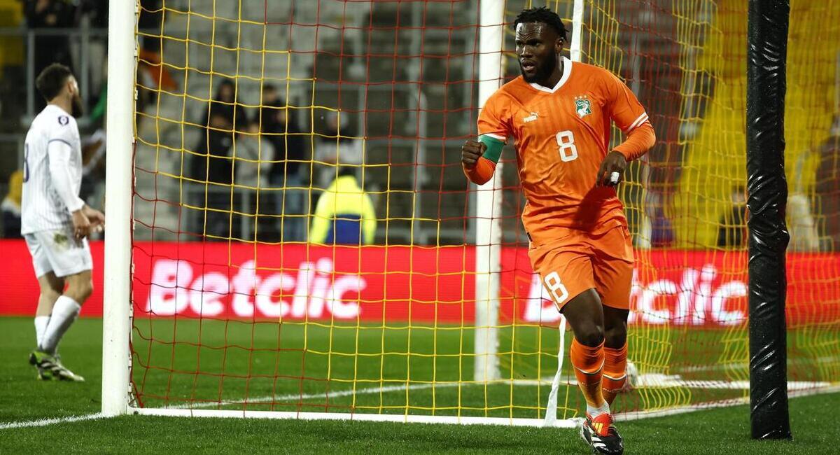 Costa de Marfil derrotó a Uruguay. Foto: EFE