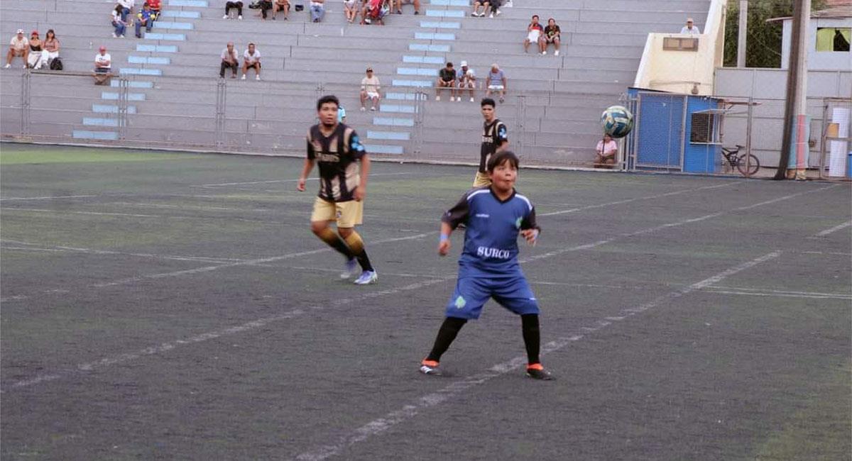 Niño de 11 años debuta en la Copa Perú 2024. Foto: Facebook JRC Noticias