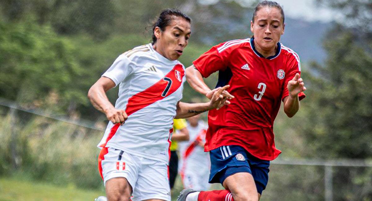 Perú Femenino cayó nuevamente ante Costa Rica. Foto: FPF