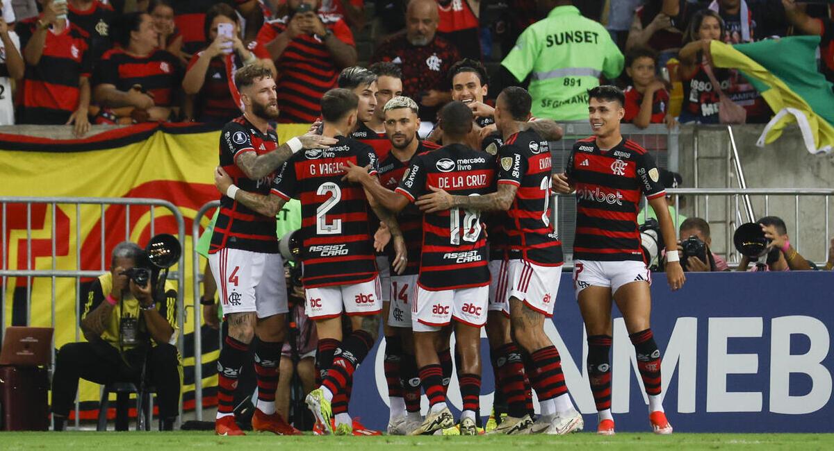 Flamengo derrotó a Palestino. Foto: EFE