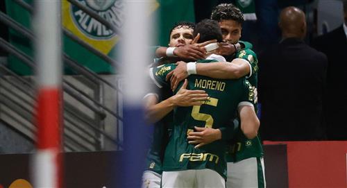 Palmeiras se recuperó y volteó el partido ante Liverpool de Uruguay