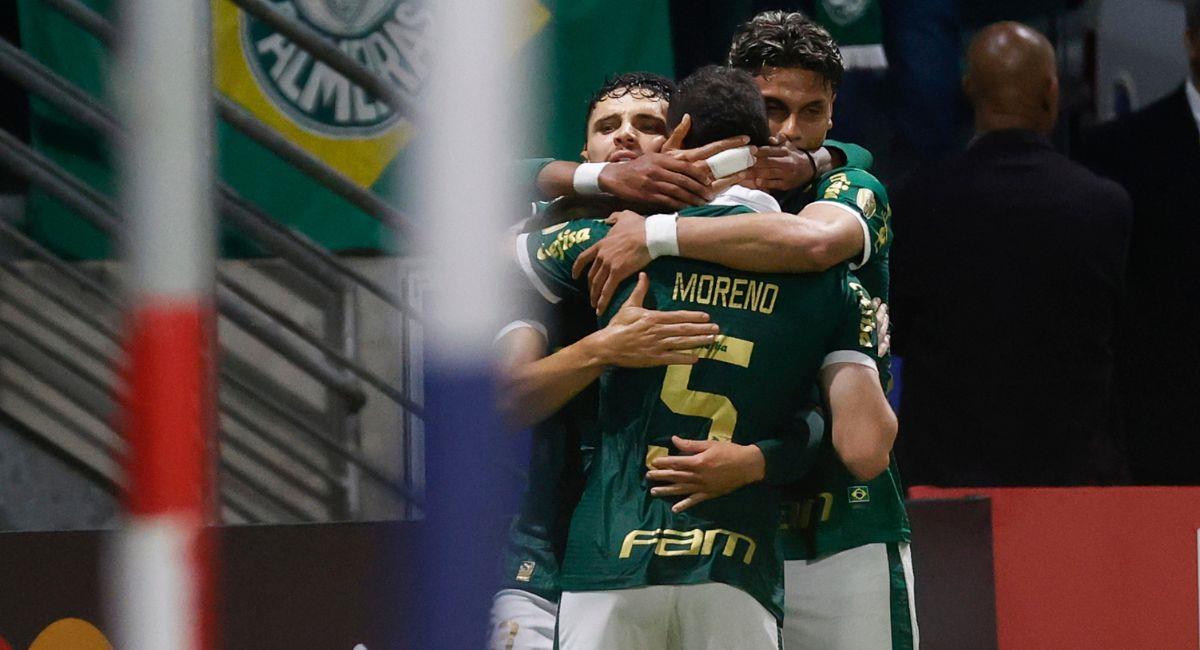 Palmeiras logró darle vuelta al marcador y se consolida como líder del Grupo F de la Copa Libertadores. Foto: EFE