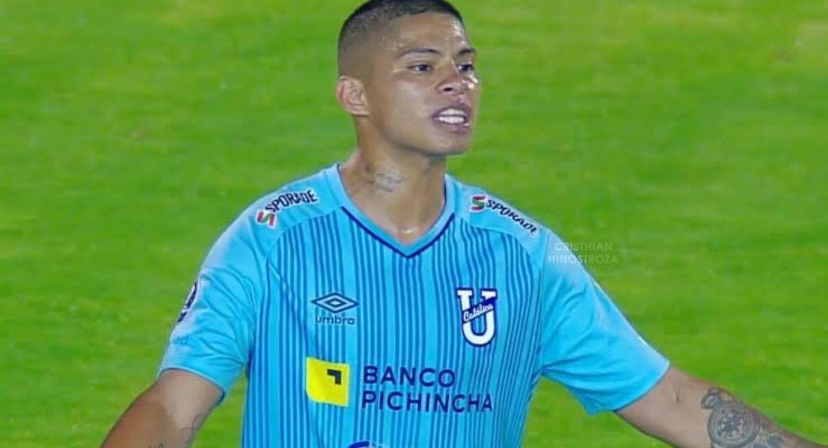 Con Quevedo en cancha, la Católica de Ecuador igualó 2-2 con Independiente del Valle. Foto: Captura