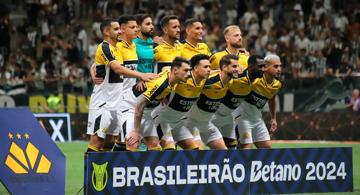 Criciúma igualó con Atlético Mineiro en el Brasileirao. Foto: Twitter @CriciumaCentral
