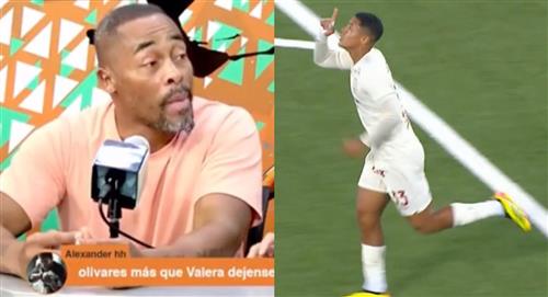 Percy Olivares reaccionó en vivo el primer gol de su hijo en Universitario