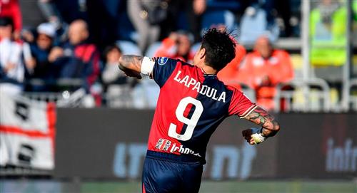 Lapadula jugó en la goleada que sufrió Cagliari