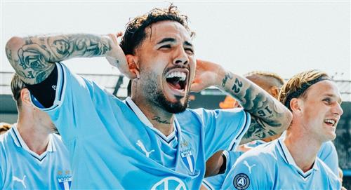 Sergio Peña, el jugador más valioso en la goleada del Malmö