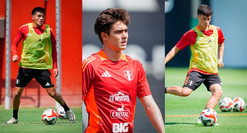 Tres 'extranjeros' ya entrenan con la Sub 20 de Perú